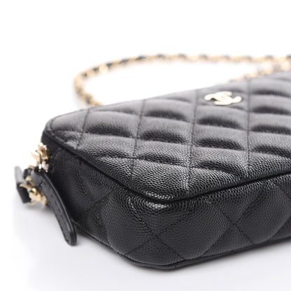 Chanel Caviar Quilted Small Clutch With Chain Black 10 of 13