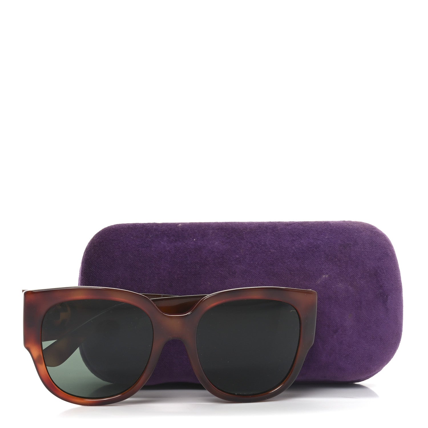 Gucci Acetate Square Frame Sunglasses GG0142SA Tortoise Tortoise 7 of 7