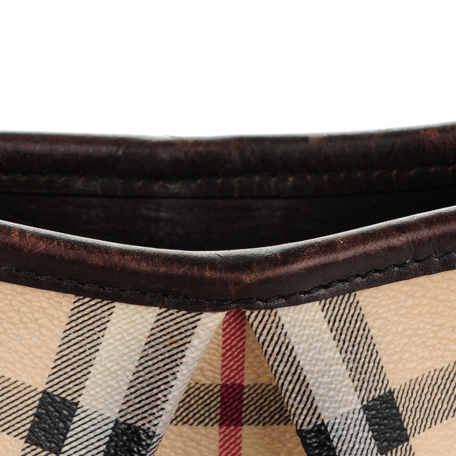 Burberry Haymarket Check Pleated Crossbody Bag 10 of 10