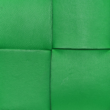 Bottega Veneta Lambskin Maxi Intrecciato Cassette Crossbody Bag Grass 11 of 11
