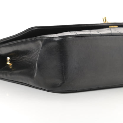 Chanel Lambskin Quilted Medium Single Flap Black 10 of 14