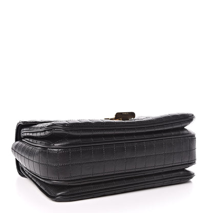 Celine Calfskin Quilted Medium C Bag Black 4 of 9