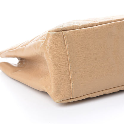 Chanel Caviar Quilted Grand Shopping Tote GST Beige 9 of 15