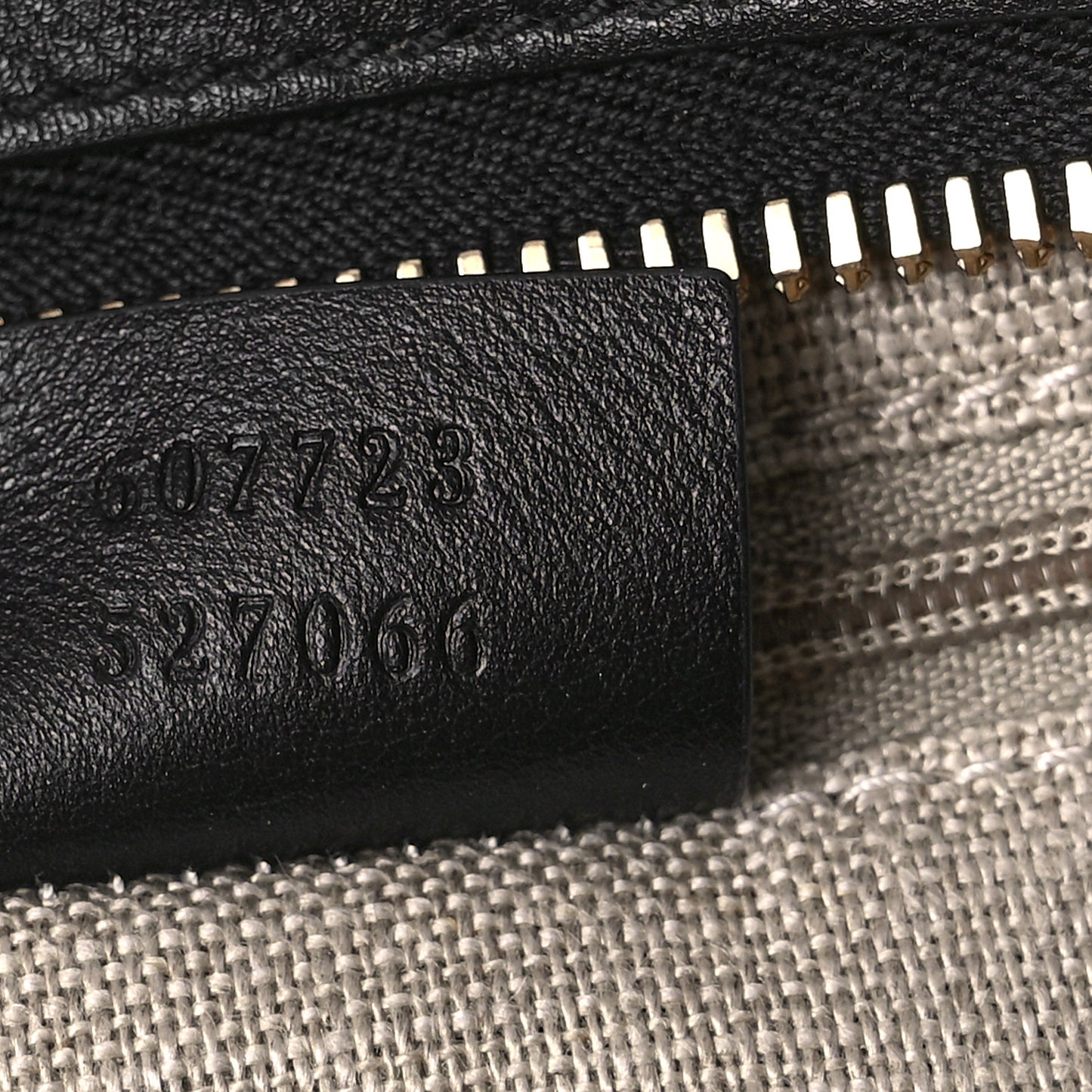 Microguccissima Flat Crossbody Black