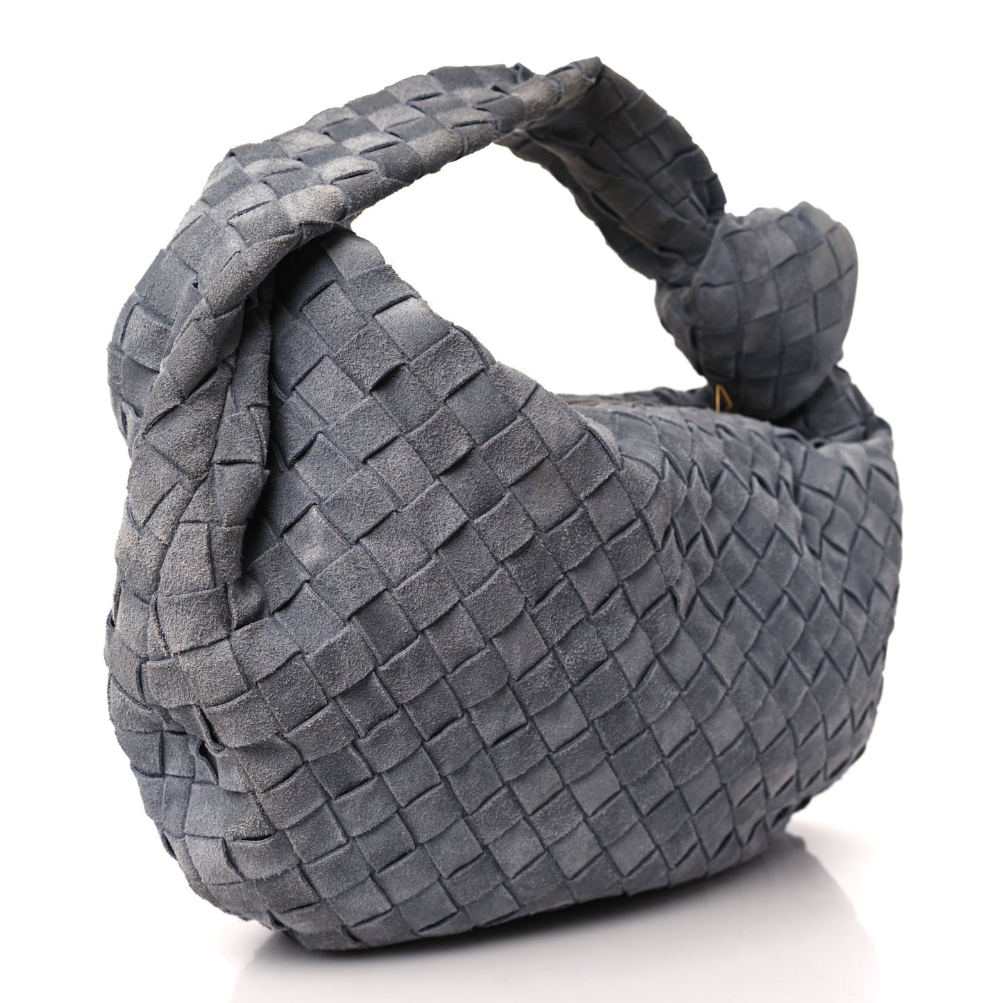 Suede Calfskin Intrecciato Teen Jodie Hobo Thunder
