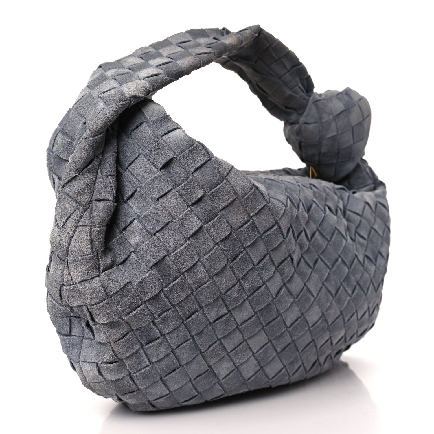 Bottega Veneta Suede Calfskin Intrecciato Teen Jodie Hobo Thunder 3 of 9