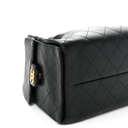 Chanel Caviar Quilted Small Chanel 25 Handbag Black 9 of 10