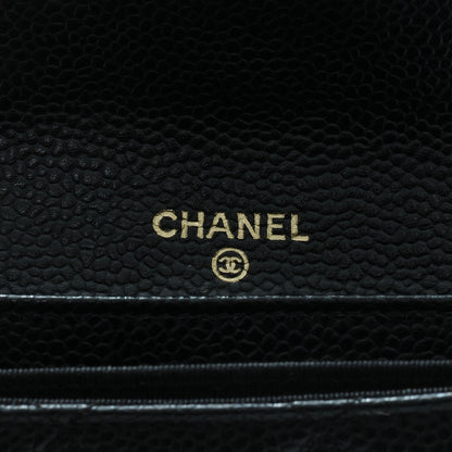 Chanel Caviar Small Compact Wallet Black 5 of 8