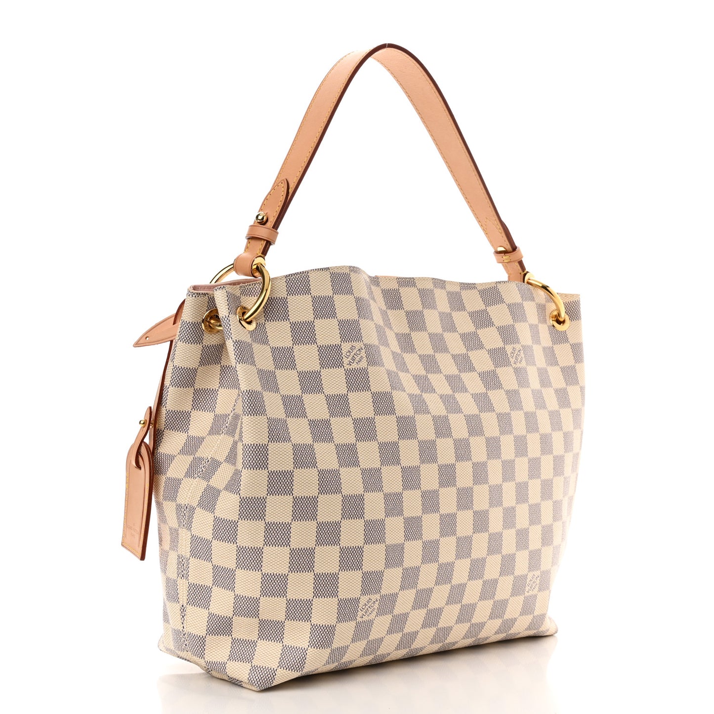 Damier Azur Graceful PM Rose Ballerine