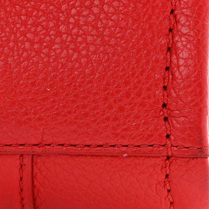 Marc Jacobs Grained Calfskin Small The Tote Bag True Red 18 of 18