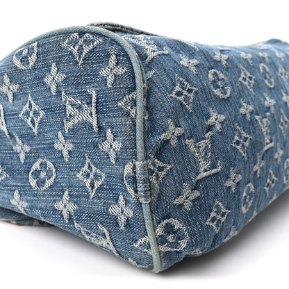 Louis Vuitton Monogram Denim Neo Speedy Blue 8 of 9