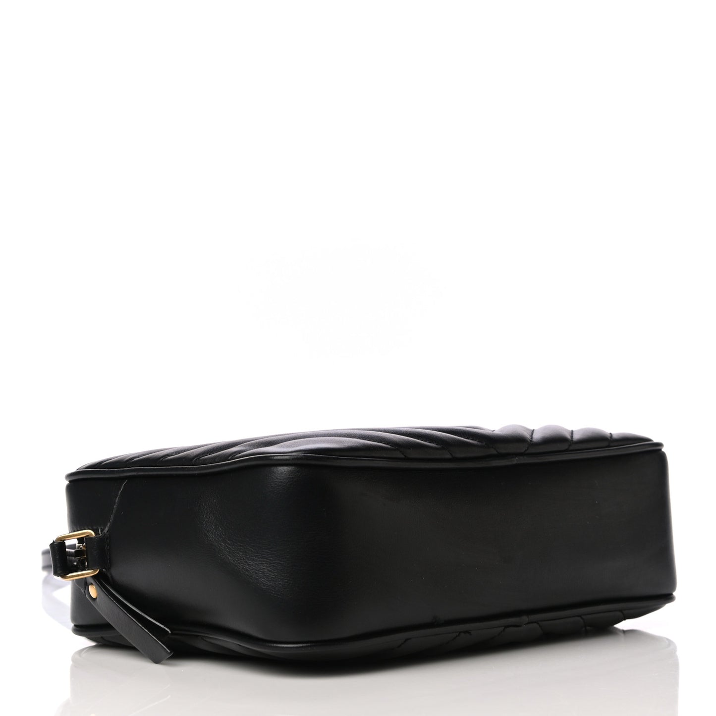 Calfskin Matelasse Monogram Lou Camera Bag Black