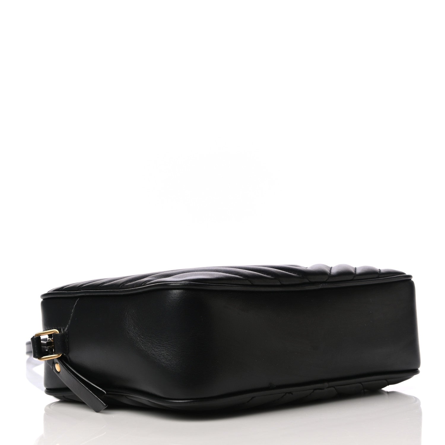 Saint Laurent Calfskin Matelasse Monogram Lou Camera Bag Black 4 of 17