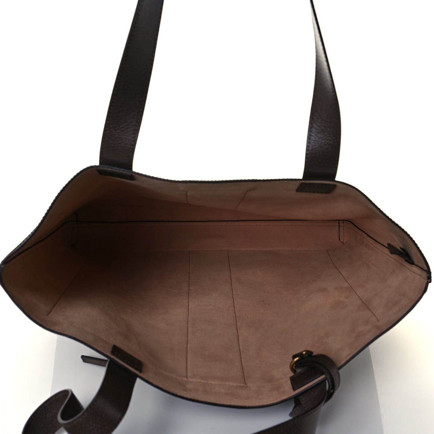 GG Supreme Monogram Web Large Ophidia Vertical Shopping Tote Brown