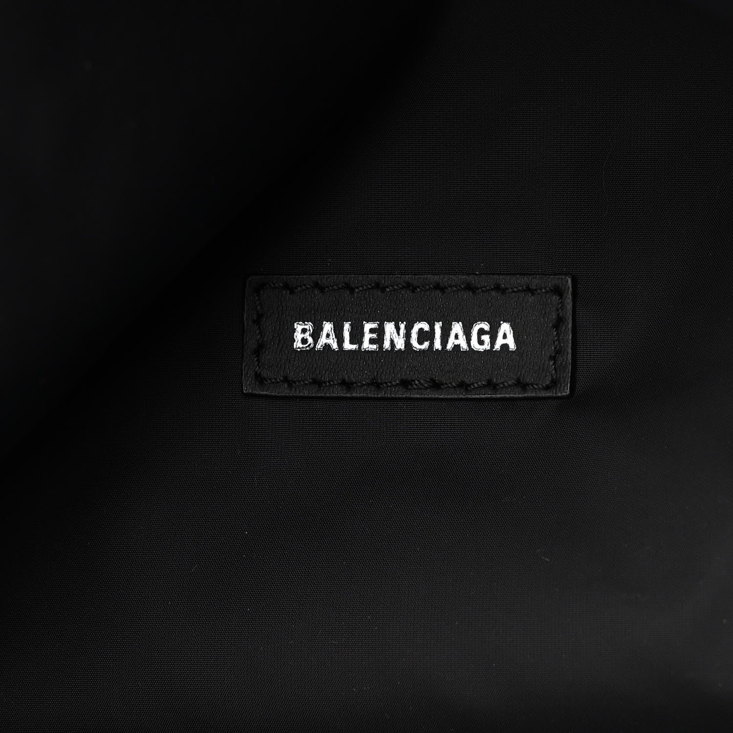 Balenciaga Sport Nylon Logo Embroidered Wheel Beltpack Black 6 of 10