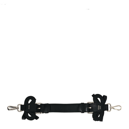 Fendi Vitello Dolce Bow Mini Strap You Black 2 of 4