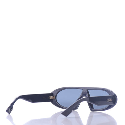 Christian Dior Acetate Oblique Oval Sunglasses Navy 4 of 10