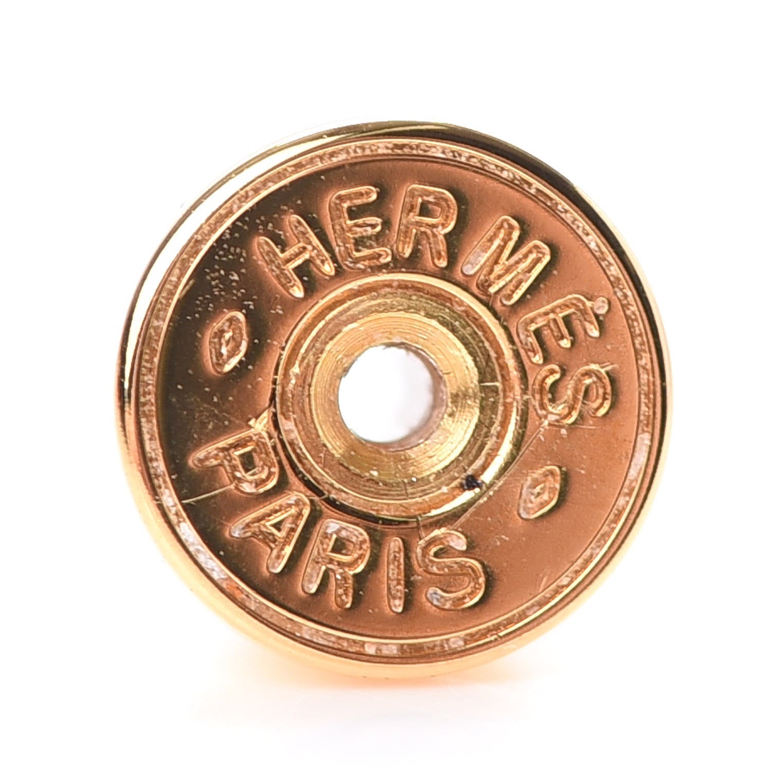 Hermes Gold Lacquered Pop H Earrings Black 5 of 6