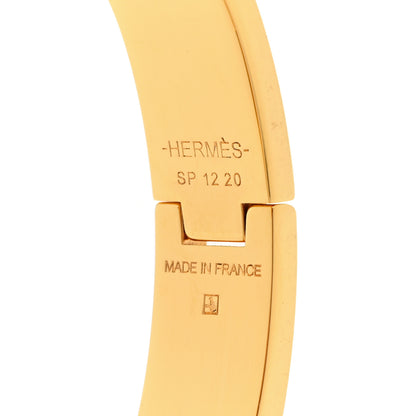 Hermes Enamel Narrow Clic Clac H Bracelet PM Black 4 of 6