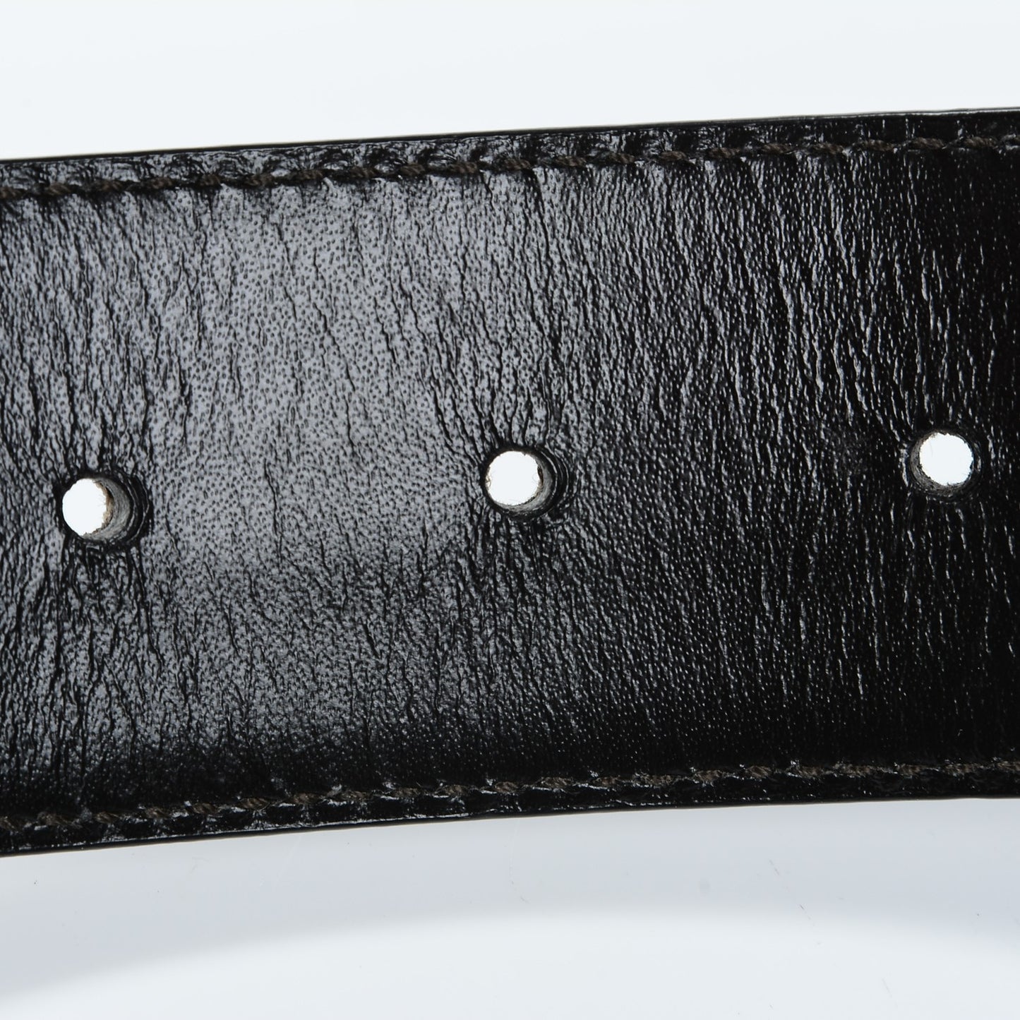Monogram Interlocking G Belt 80 32 Dark Brown