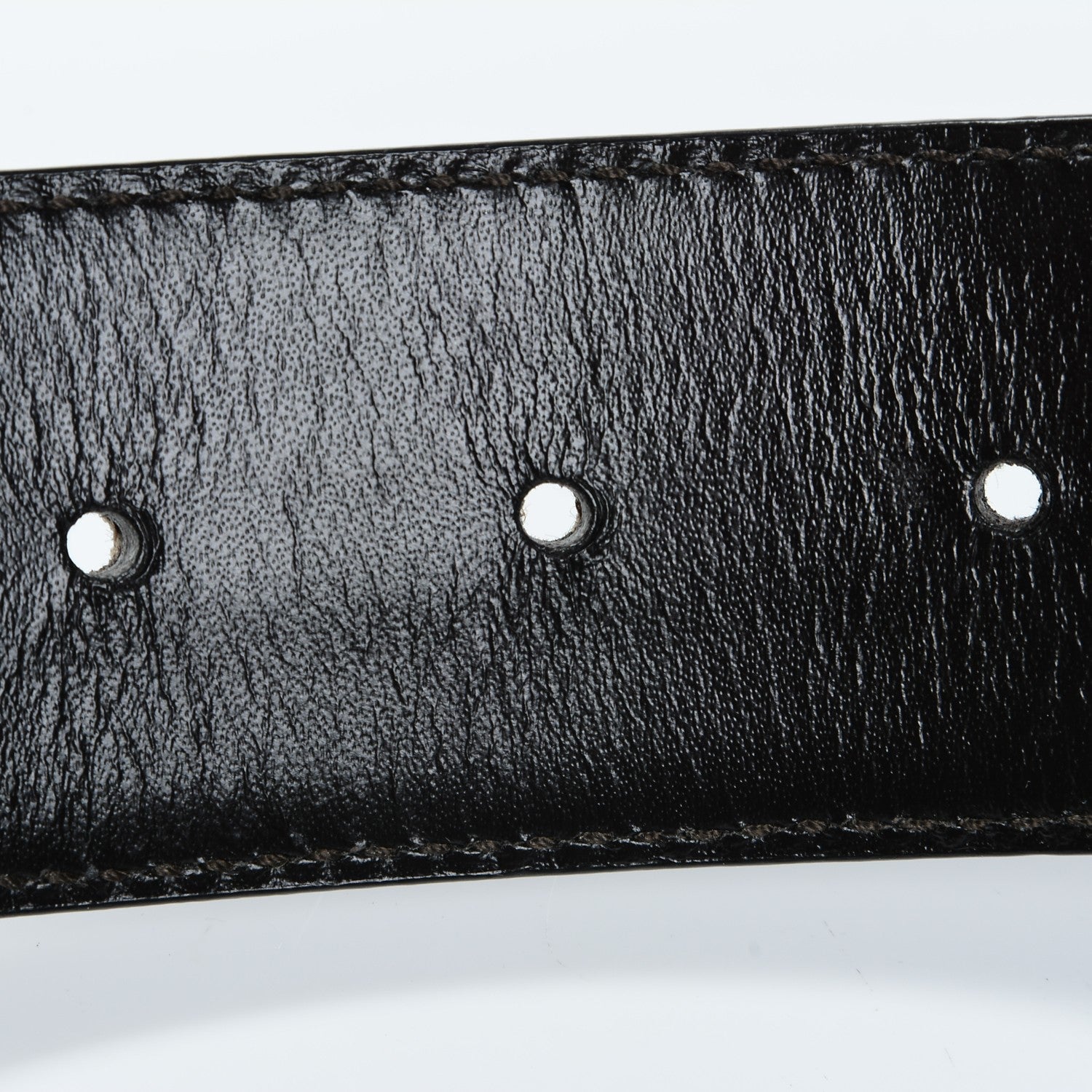 Gucci Monogram Interlocking G Belt 80 32 Dark Brown 5 of 6
