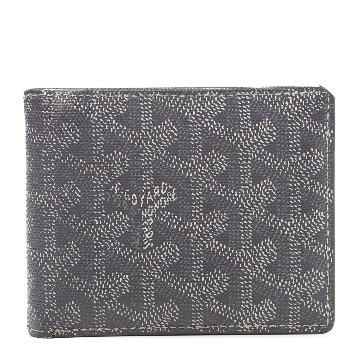 Goyardine Bi-Fold Victoire PM Wallet Grey