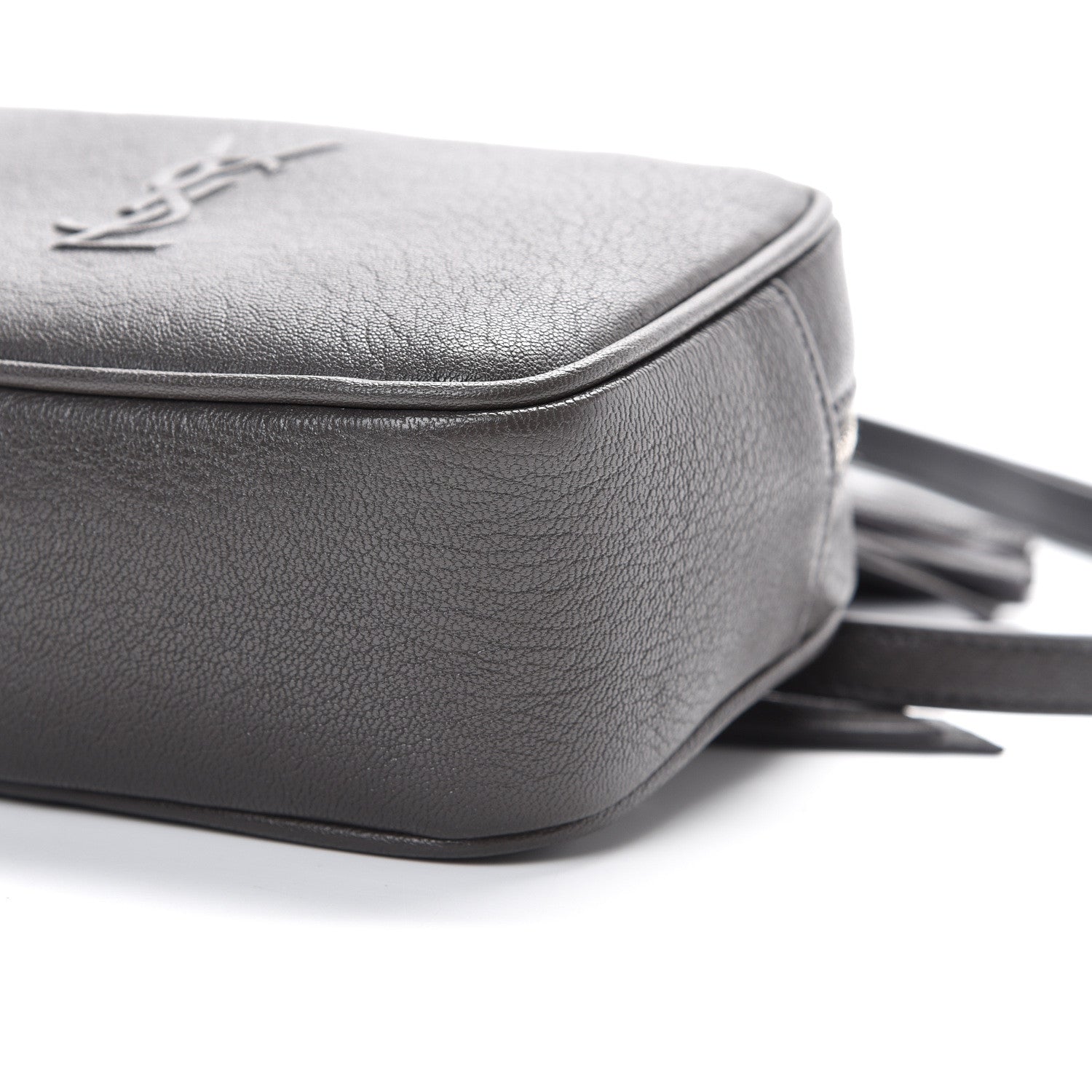 Saint Laurent Lambskin Monogram Lou Belt Bag Asphalt 9 of 9