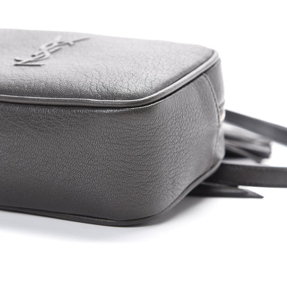 Saint Laurent Lambskin Monogram Lou Belt Bag Asphalt 9 of 9