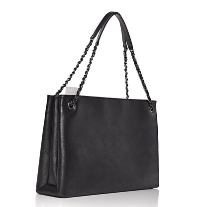 Chanel Iridescent Calfskin CC East West Shopping Tote Black 3 of 9