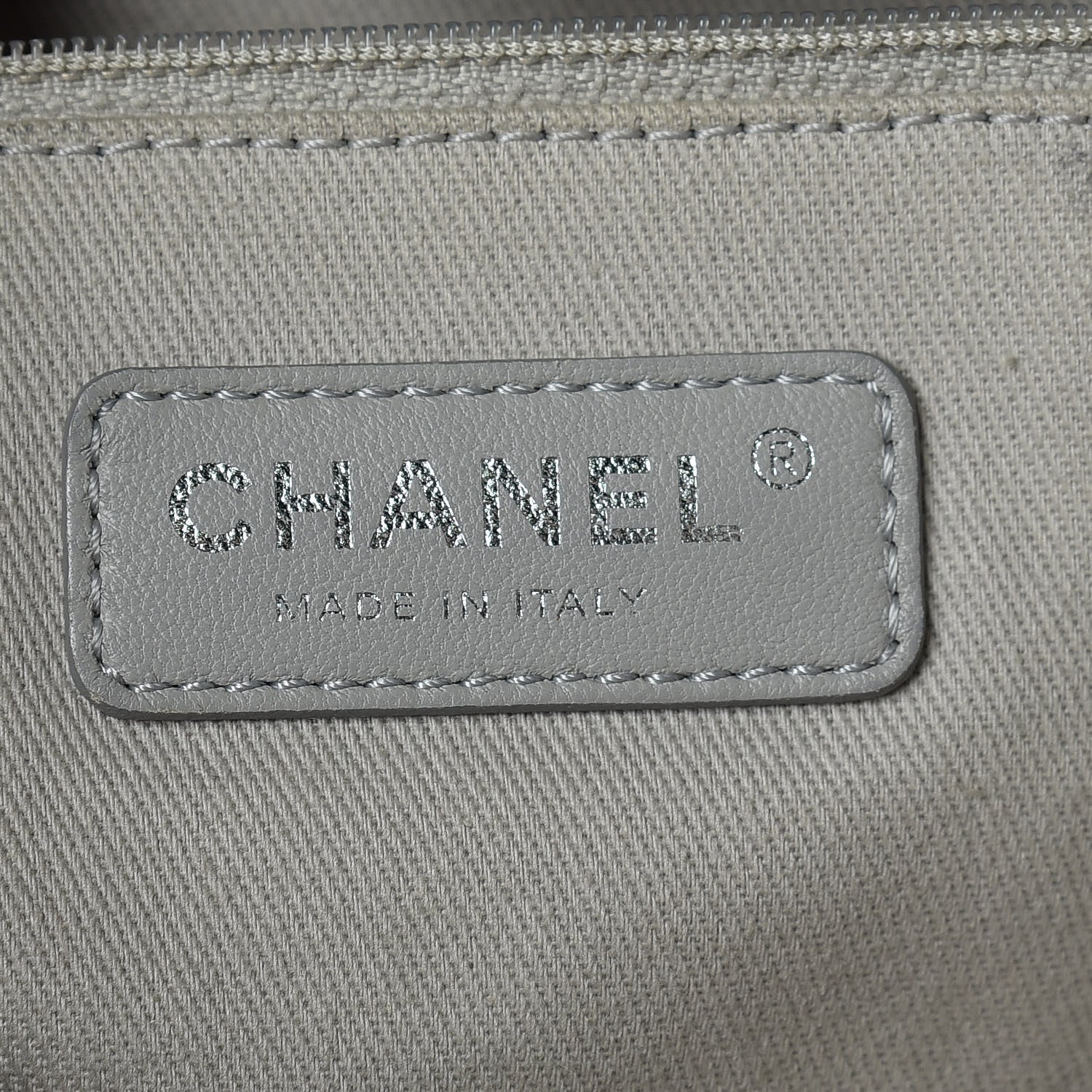 Chanel Glazed Calfskin Small Deauville Tote Black 7 of 10