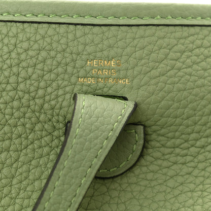 Hermes Taurillon Maurice Evelyne TPM Vert Criquet 6 of 11