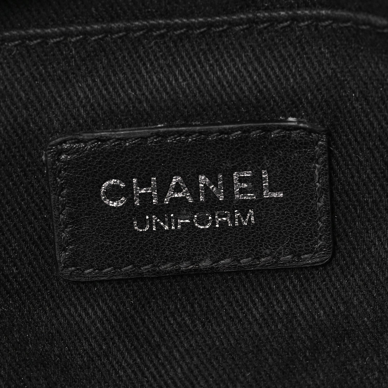Chanel Grained Calfskin Quilted Waist Belt Bag Black 6 of 8