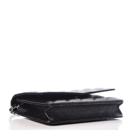 Chanel Caviar Quilted Wallet On Chain WOC Black 4 of 9