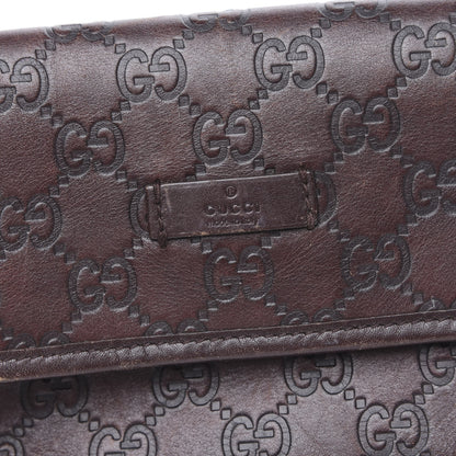 Gucci Guccissima Slim Belt Bag Dark Brown 10 of 15