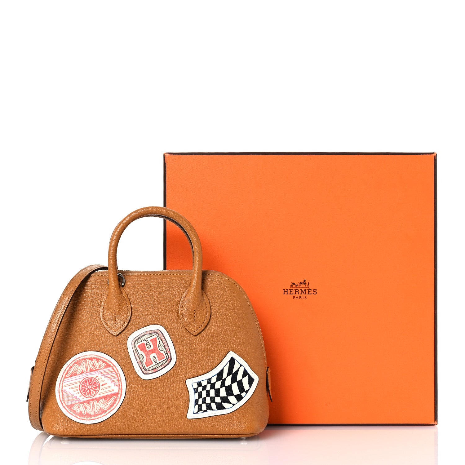 Hermes Chevre Mysore Pique Colle Mini 1923 Bolide Sesame 14 of 14