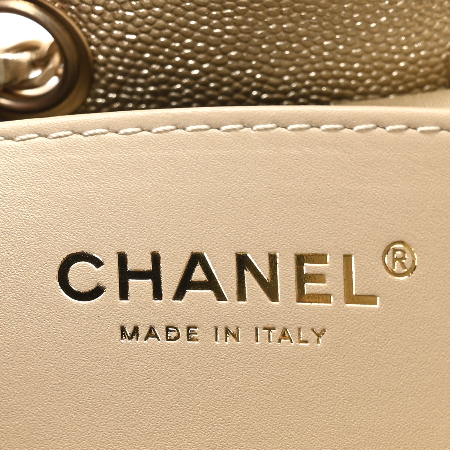Chanel Metallic Caviar Quilted Small Chanel 25 Hobo Gold 7 of 11