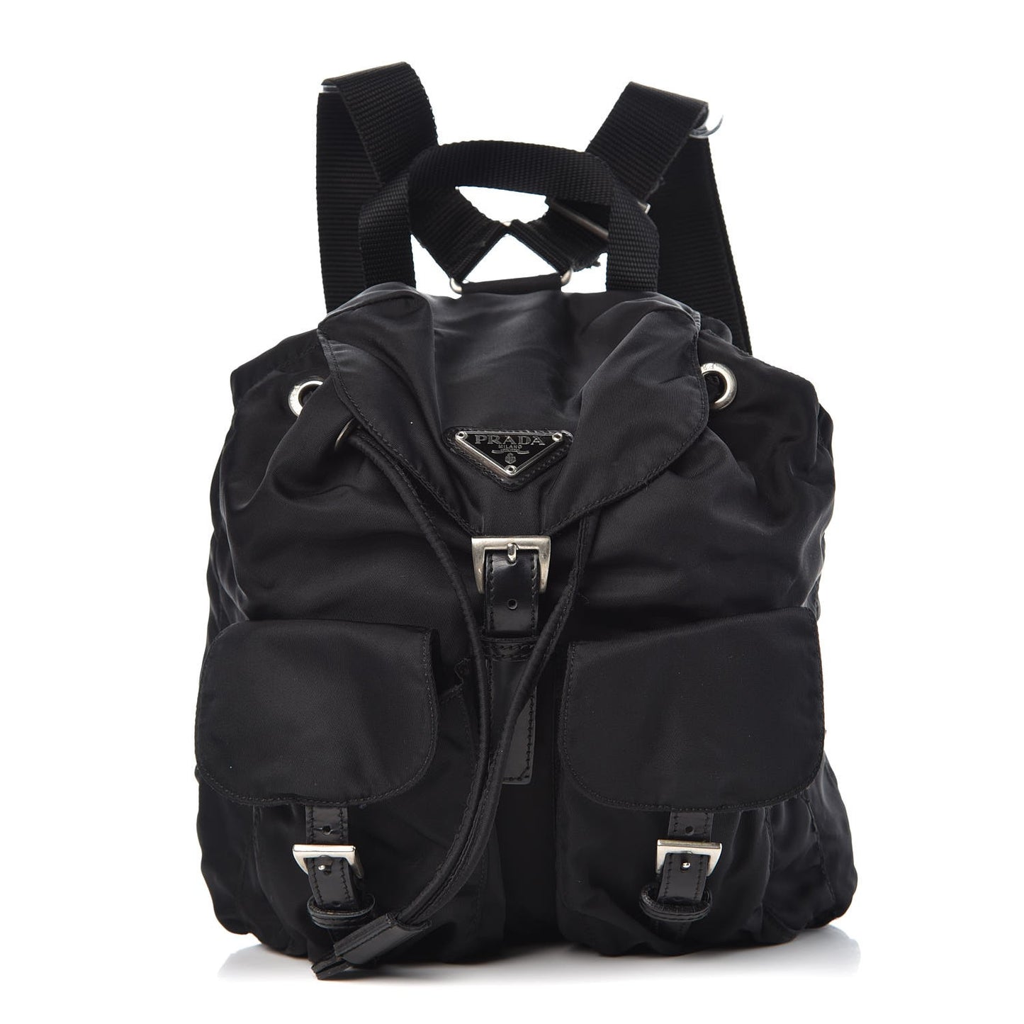 Nylon Vela Small Backpack Black