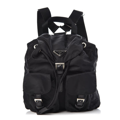 Prada Nylon Vela Small Backpack Black 1 of 8