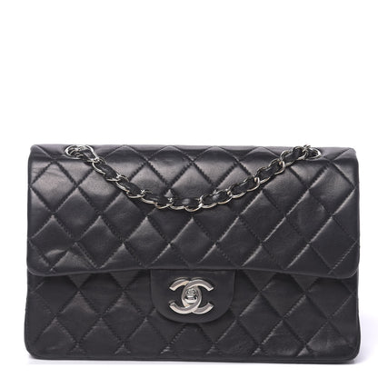 Chanel Lambskin Quilted Small Double Flap Black 1 of 13
