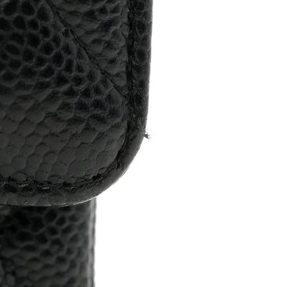 Chanel Caviar Quilted Medium Double Flap Black 11 of 12