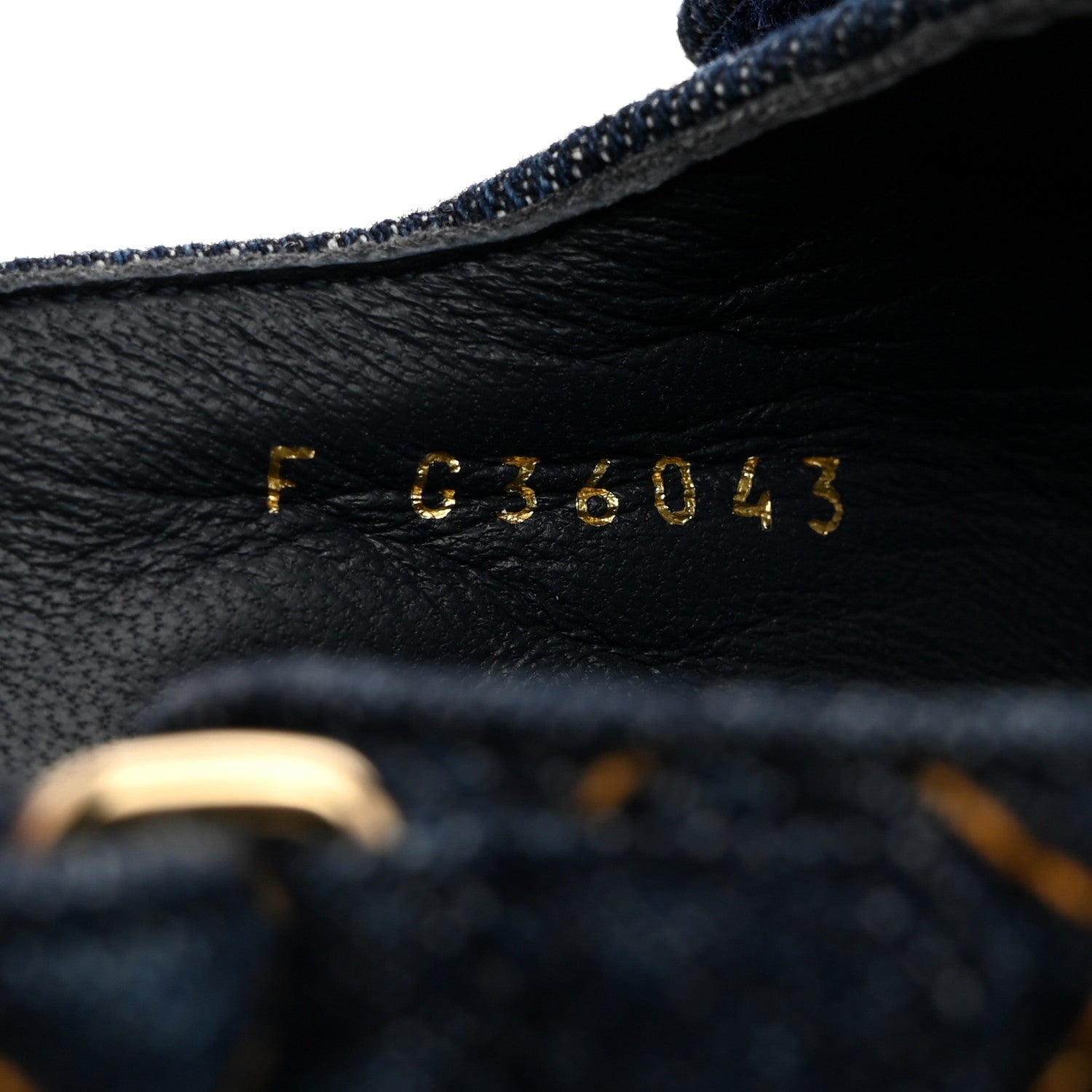 Chanel Denim Velcro Dad Sandals 38 Navy Blue 7 of 9