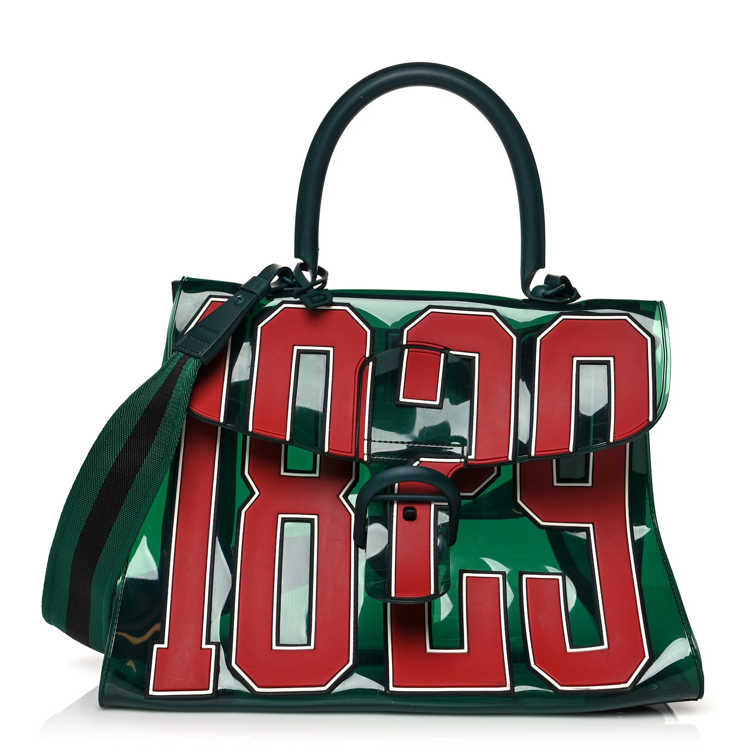 Delvaux PVC The Hero 1829 Brillant Satchel Vert 1 of 13