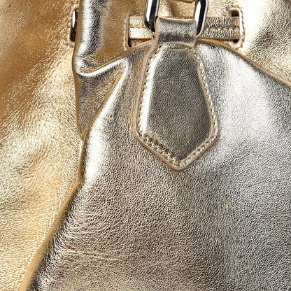 Prada Nappa Soft Drawstring Tote Platino 10 of 12