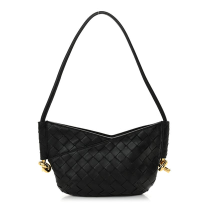 Bottega Veneta Nappa Intrecciato Mini Solstice Shoulder Bag Black 1 of 10