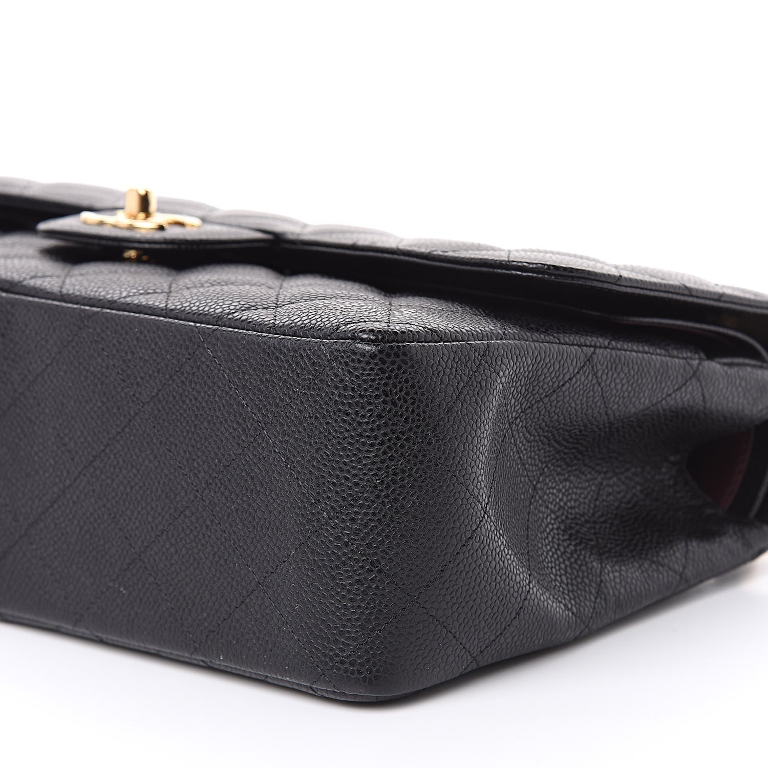 Chanel Caviar Quilted Jumbo Double Flap Black 10 of 11