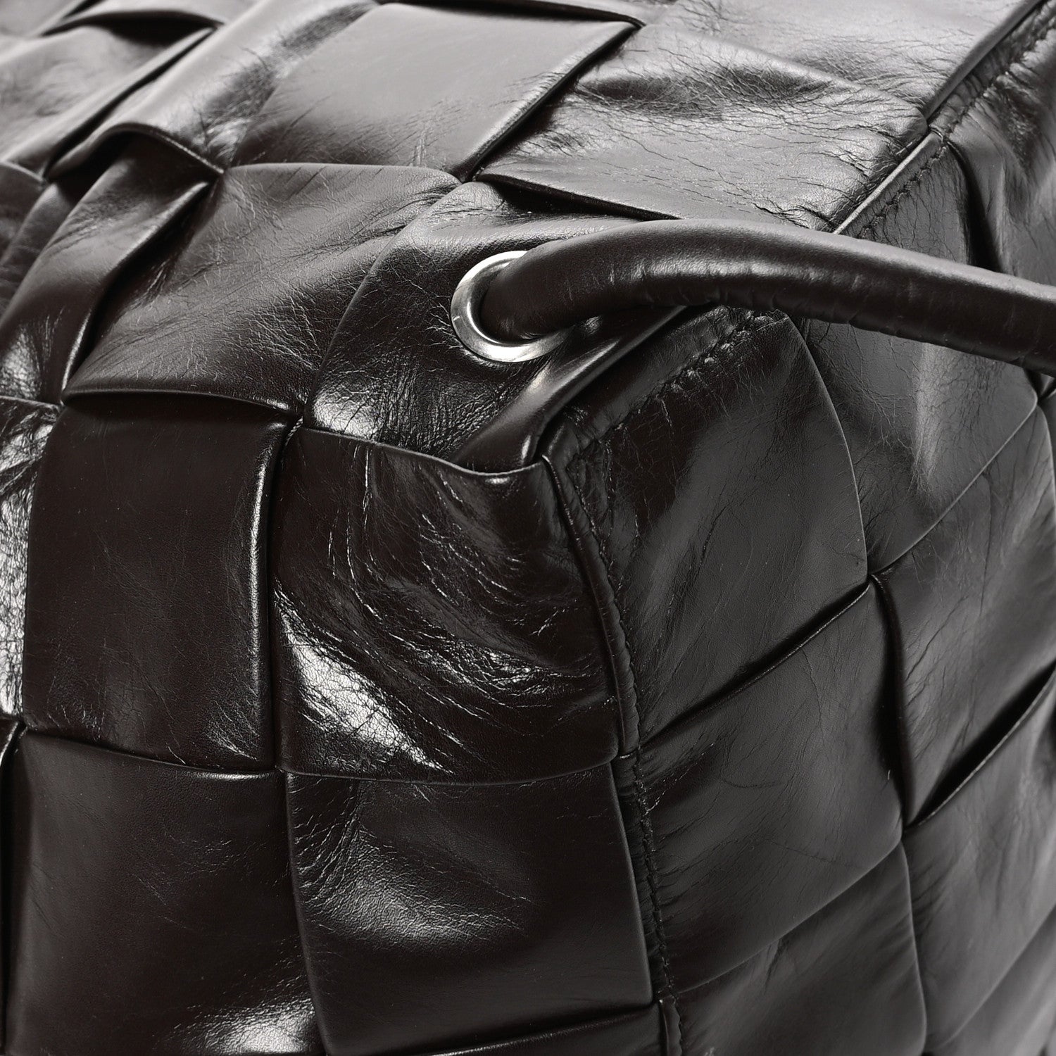 Bottega Veneta Paper Calfksin Intreccio Sailor Cassette Backpack Fondant 12 of 12