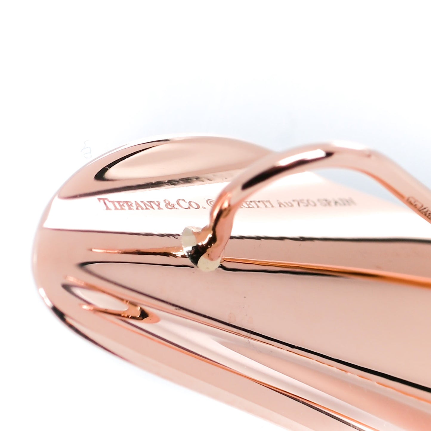 18K Rose Gold Elsa Peretti High Tide Earrings