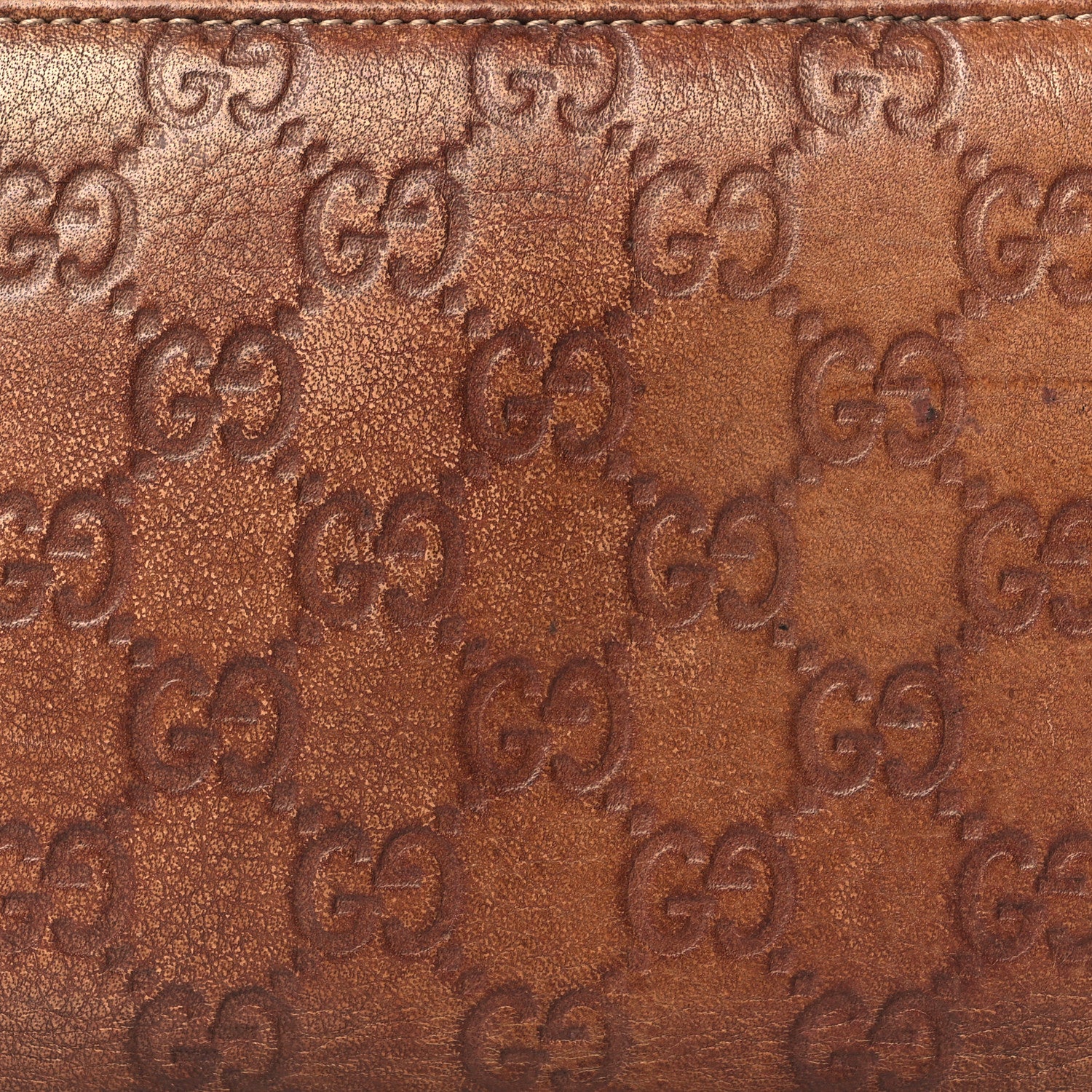 Gucci Guccissima Bamboo Tassel Zip Around Wallet Light Brown 7 of 13