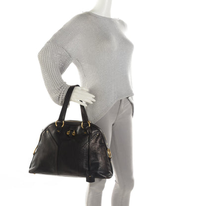 Saint Laurent Calfskin Large Muse Chocolate 5 of 12