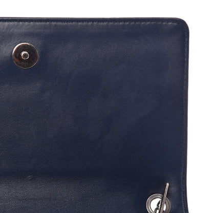Chanel Lambskin Horizontal Boy Brick Flap Blue 8 of 8